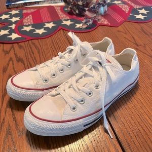 White Low Top Converse